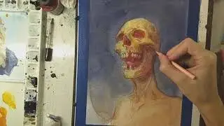 Skull painting/ Zombie painting