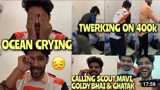 Scout and ocean crying on live stream ocean call scout and mavi after pmwl final