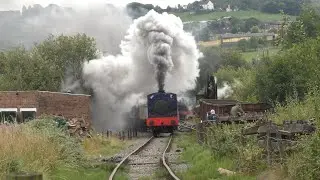 Foxfield Railway - Hunslet Works No.3839 - Wimblebury - Foxfield Colliery Departure - 20th July 2019