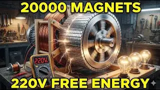 20000 Magnet 220V Energy Generator Simple Home Electricity Machine