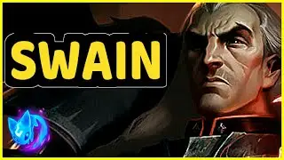 SWAIN VS XERATH - 4/2/9 KDA MID GAMEPLAY