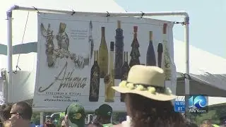 Wine festival in Norfolk