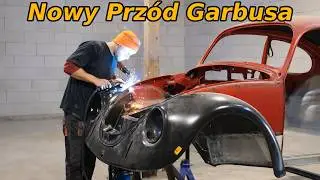 Kompletna odbudowa przodu klasycznego VW Garbusa &ndash; finał remontu blacharskiego