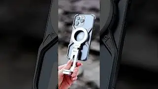 Case For iPhone 15/16😲Pro/Max Ultra-Thin Shockproof🤯 X-Shape Aluminum Metal #gadgets #shorts #metel
