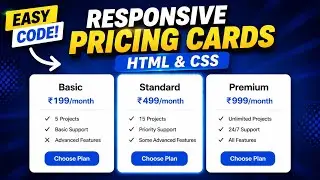 How to Create a  Pricing Table with HTML & CSS