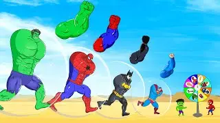 Evolution Of HULK & SPIDERMAN, BATMAN, SUPERMAN, JOKER: Compare The Arm Strength Of Superheroes