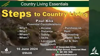 Steps to Country Living - Country Living Essentials
