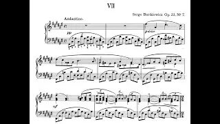 Sergei Bortkiewicz - Prelude Op. 33, No. 7 - Andantino - Cyprien Katsaris Piano