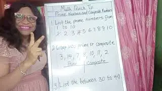 Prime and Composite numbers by DOCTOR OF MATHEMATICS 