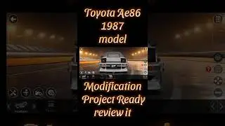 Toyota Ae86 1987 model Modifications project 😎#shorts #toyota #ae86#modified #project