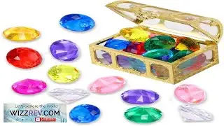 Diving gem Pool Toys Sand Toys 14 Color Diamond Treasure Chest Summer Swimming Review