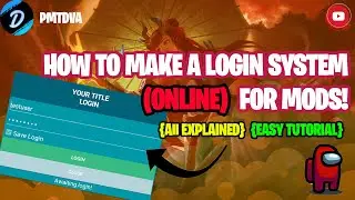 How to make a Login System for mods! {ALL EXPLAINED}{EASY TUTORIAL}