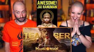 💥🔥 HANUMAN Teaser REACTION by foreigners | Prasanth Varma Cinematic Universe