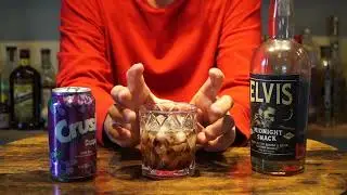 Elvis Midnight Snack Peanut Butter Banana & Bacon Whiskey & Crush Grape Soda