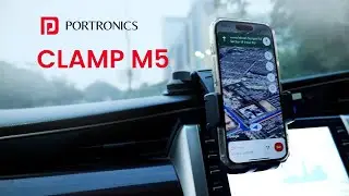 Clamp M5: Car Mobile Holder - 360&deg; Rotation & Strong Suction for Ultimate Mobile Stability