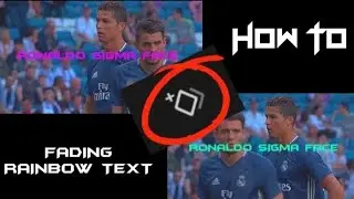 Fading Rainbow Text Tutorial | CapCut