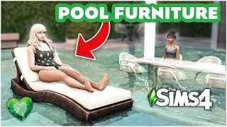 Обучающее видео Sims 4: Мебель в бассейнах | Базовая игра | Кейт Эмеральд