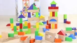 BEST TOY EVER !!! 100 PIECES BLOCK ++Construction Skill++ #Toy Review