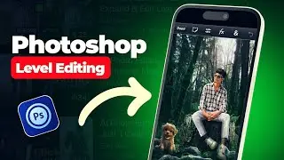 Phone Se Photoshop-Level Editing 🔥 PS Touch Tutorial 2026