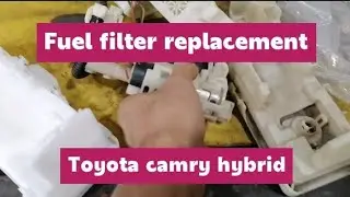 2022 toyota camry hybrid: Fuel filter replacement