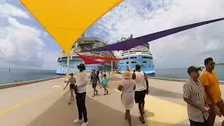 Perfect Day at CocoCay, Royal Caribbean's Private Island, riding jet ski.
