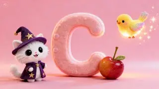 Learn Letter C with Cherry 🍒 | Kiko the Witch Cat & Lumi