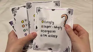 ASMR Blind Bags | Ranking best sounds | paper diy asmr