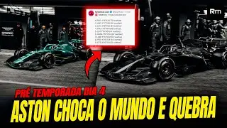 ASTON CHOCA COM DESIGN DIFERENTE E.... QUEBRA! / MERCEDES / FERRARI / CADILLAC - PRÉ TEMPORADA #f1