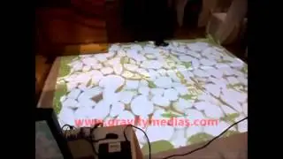 A INTERACTIVE FLOOR PROJECTION WEDDING ENTRANCE RENTAL INDIA CHENNAI