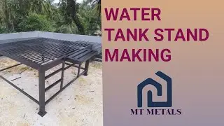 water tank stand making