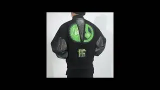 Custom Embroidery Patch Varsity Jacket | Detachable Velcro Design