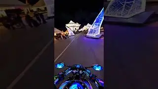 Neon City Lights: Motorcycle Ride Through a Futuristic Urban Paradise #ai #virtual #motorcycleavel