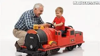 Kids Trains For children working steam stack