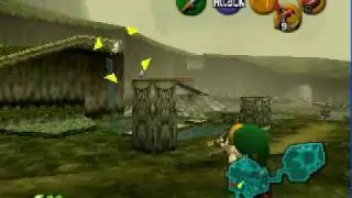 Star Fox Arwing in Zelda Ocarina of Time