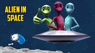 Alien dance in space | Dance challenge | Parody Troll