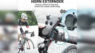 Review: Bluetooth Speaker Bicycle, Multifunctional Bike Phone Holder 10-in-1- LED Light - Powe...