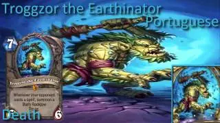 Troggzor The Earthinator card sounds in 12 languages -Hearthstone✔