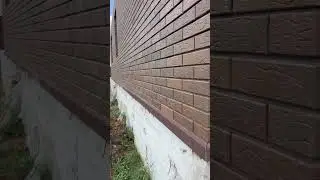 Кладка облицовочного кирпича.