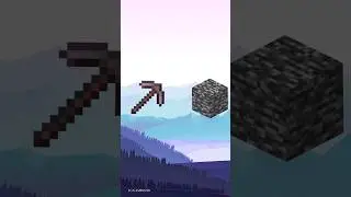 Pickaxe's VS ALL Block's And Bedrock 🔥 #shorts #pickaxes #minecraft