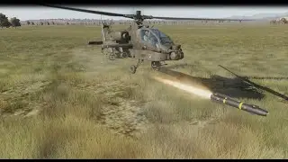 live-fire practice AH-64D Apache [DCS]