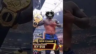 The World Champion Jey Uso 🏆😎 #wwe #shorts #wrestling