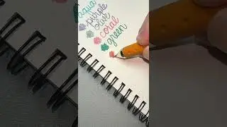 Tul Metallic Gel Pens! #asmr #satisfying #sounds #stationery #handwriting #pens #gelpens