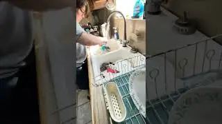 Speedrunning on cleaning a fork be like.