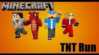 TNT Run (Minecraft Minigame) w/ TheSwiftMonster, ThtGuyInUrClass, and Dwarfiest