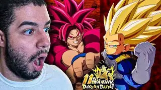 NEW LR SSJ4 Goku & SSJ3 Vegeta Animations Reaction!! (DBZ: Dokkan Battle)