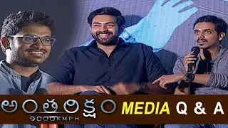Anthariksham Team Funny Answers To Media | Anthariksham Trailer Launch | Varun Tej