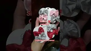 Silk Bow 🎀 Hair clips|| Eid shopping#trending #viral #youtubeshort #smallbusiness#ytshort #viral