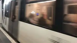 Oslo Metro MX3000 departs from Helsfyr