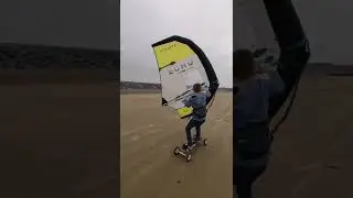 Full speed Wing boarding on a landboard! 🤯😱🔥 #shorts