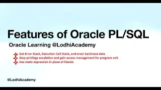 Features of PLSQL - 2